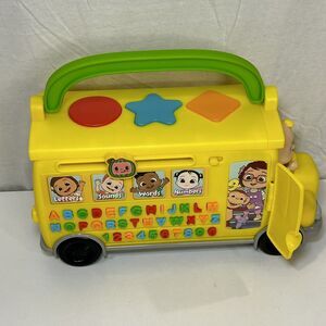 CoComelon Musical Learning Bus Number & Letter Recognition Phonetics Toy Works
